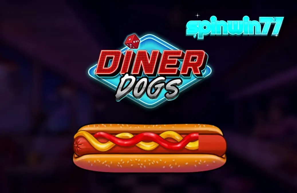 Tampilan visual retro noir pada slot Diner Dogs